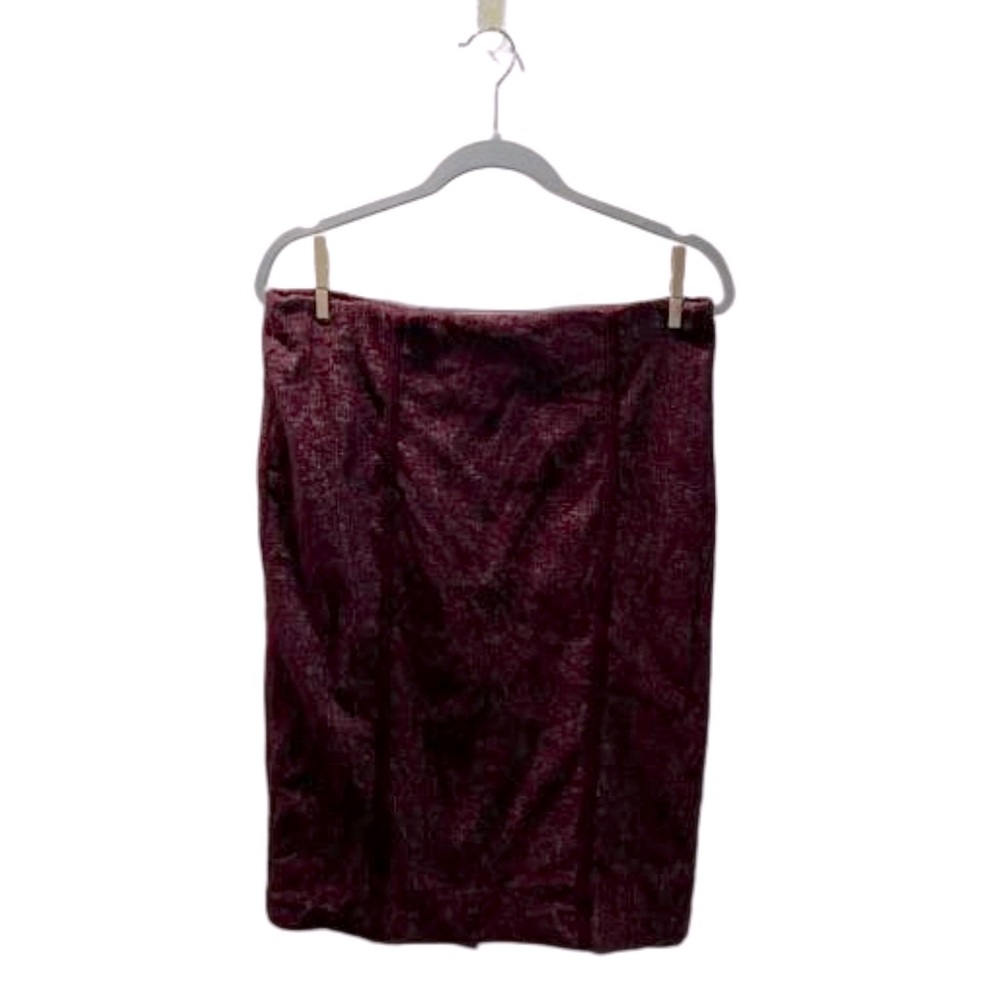 *New York & Company|Burgundy Skirt|Size Large